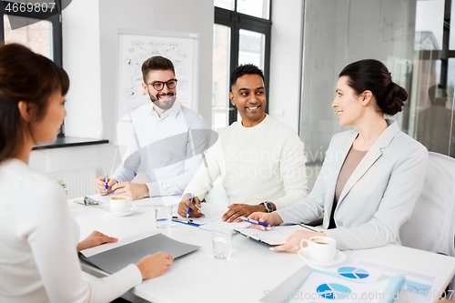 Image of recruiters having job interview with employee