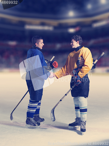 Image of ice hockey sport players