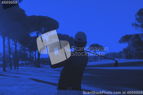 Image of golf player