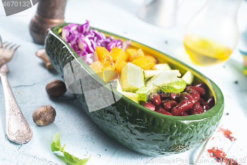 Image of ingredients for salad