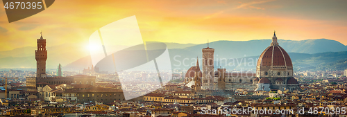 Image of Sunset in Florence