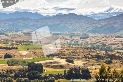 Image of Landscape scenery in south New Zealand