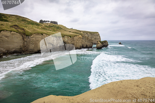 Image of Tunnel Beach New Zealand