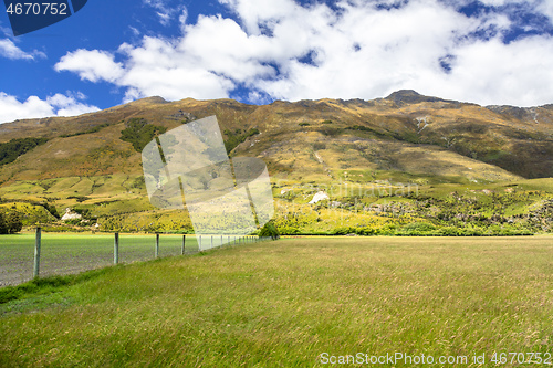 Image of Landscape scenery in south New Zealand