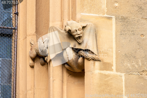 Image of detail of Saint Theobald\'s Church, Thann