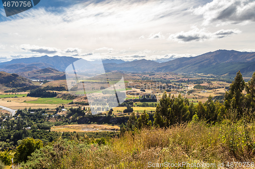 Image of Landscape scenery in south New Zealand