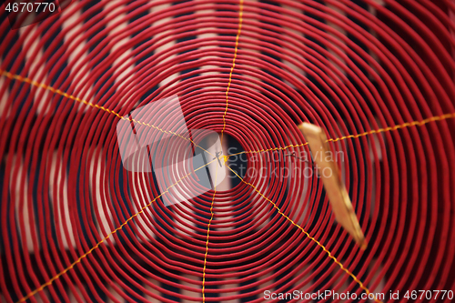 Image of Spiral incense burners at a Vietnamese temple