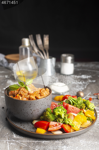 Image of chicken in bowl