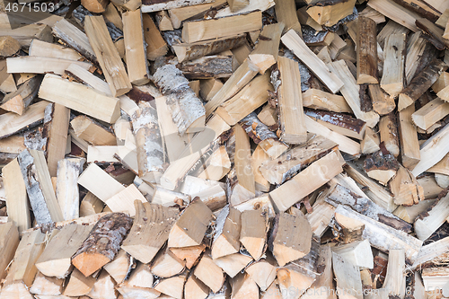 Image of Firewood heap background