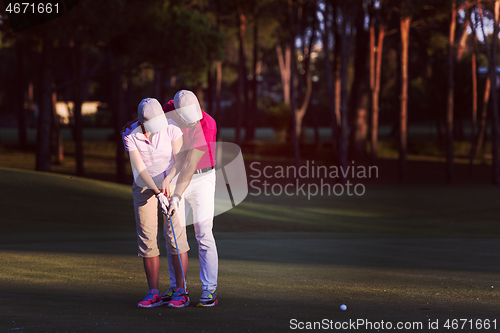 Image of golf instructions