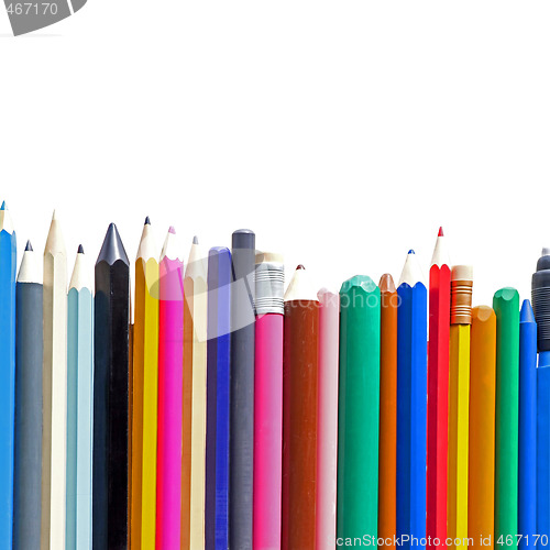 Image of Pencils in row