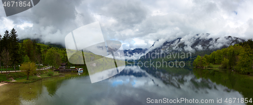 Image of Bohinjsko jezero in Slovenia at morning