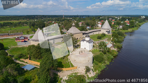 Image of Aerial view on Staraya Ladoga fortress