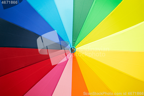 Image of multicolored umbrella background