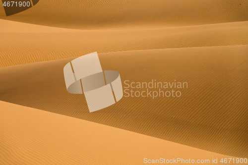 Image of Background with of sandy dunes in desert