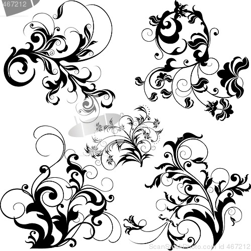 Image of floral design elements