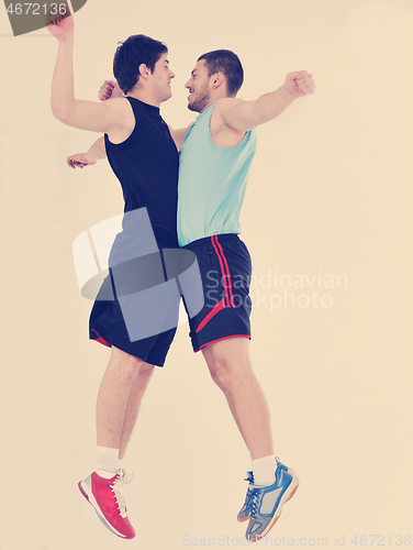 Image of young adults exercise fitness