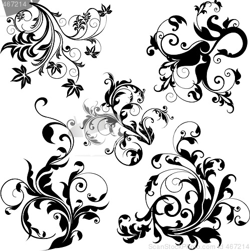 Image of floral design elements
