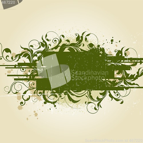Image of floral frame