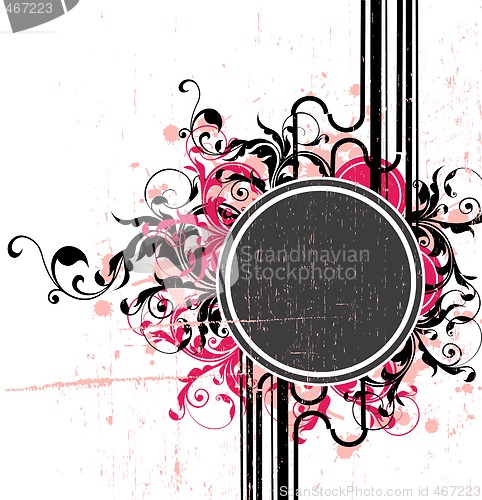 Image of floral frame