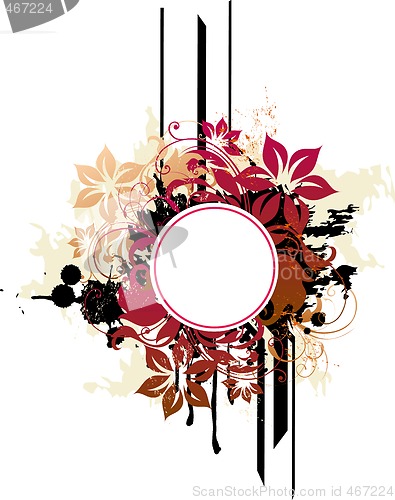 Image of floral frame