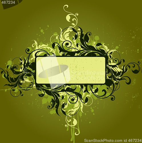 Image of floral frame