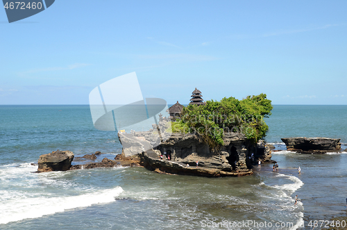 Image of Tanah Lot water temple in Bali