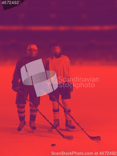 Image of ice hockey sport players