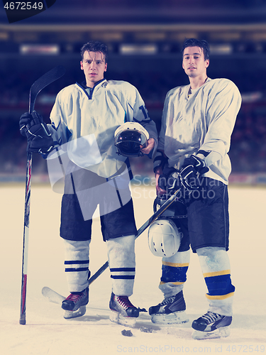 Image of ice hockey sport players