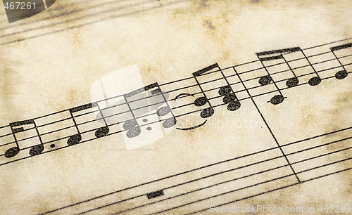 Image of music notes
