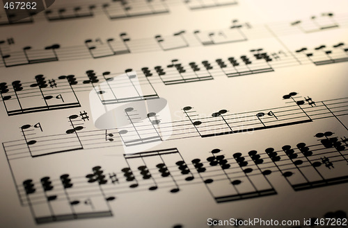 Image of music notes