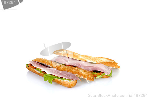 Image of Ham and cheese French bread 