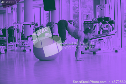 Image of pilates woman