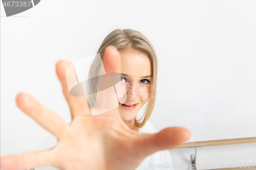 Image of female dancer in action