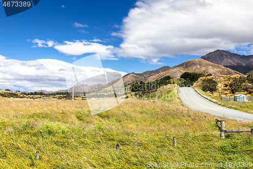 Image of road to horizon New Zealand south island