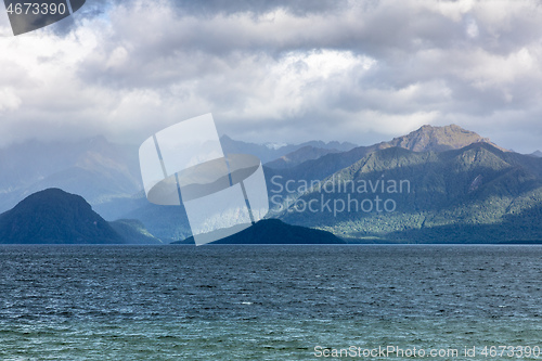 Image of scenery at Lake Te Anau, New Zealand