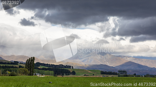 Image of Landscape scenery in south New Zealand