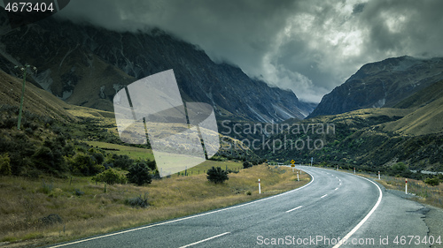 Image of twilight New Zealand south island