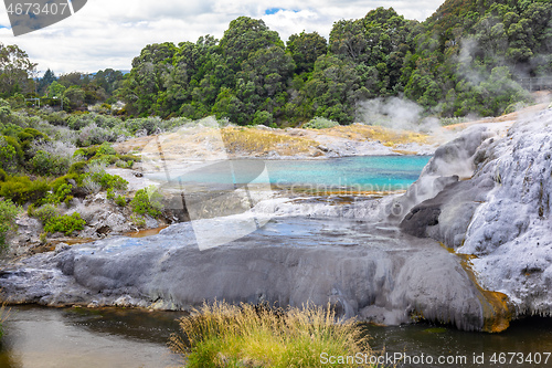 Image of volcanic activities at waimangu