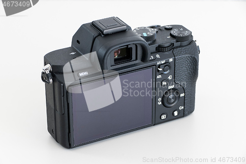 Image of DSLR camera without lens