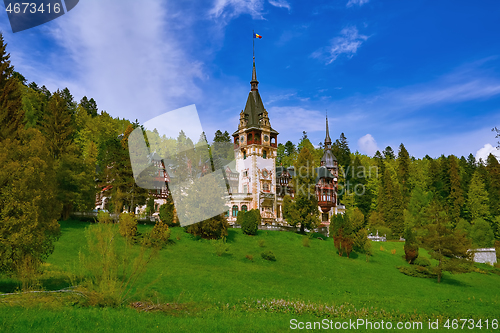 Image of Peles Castle in Sinaia