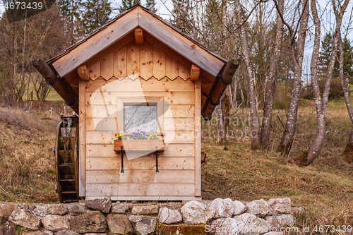 Image of Idyll with water wheel