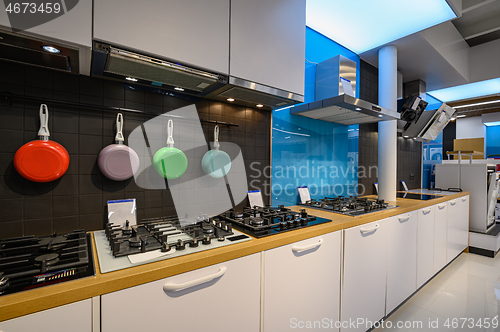 Image of Interior of premium domestic appliance store