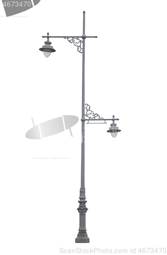 Image of Street lamppost, isolated