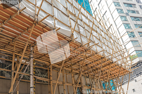 Image of Bamboo Scaffolds Support