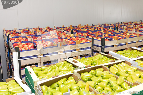 Image of Apples Peppers Crates