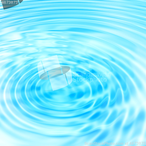 Image of Abstract blue water ripples