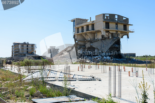 Image of Demolition of illegally constructed capital construction projects