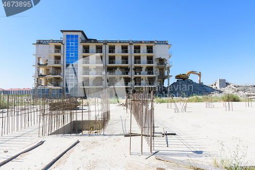 Image of Dismantling of the constructed hotel complex recognized as illegal construction by a court decision