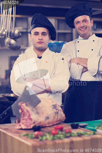 Image of Portrait of two chefs